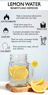 Pin By Elisha Martin On Final Healthy Meal List 2019 Lemon Water Recipe Lemon Water Benefits Lemon Benefits