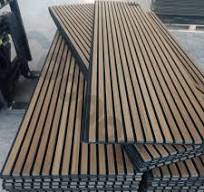 Paneles de pared insonorizados de alta calidad MDF akupanel paneles de  fieltro acústico de pared con listones de madera para decoración de  interiores Pared y techo