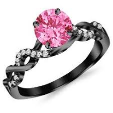 Black And Pink Diamond Ring Why Pink Diamond Rings Are So Rare Yet So Popular Fashion Note Me Black Diamond Ring Engagement Black Engagement Ring Black Sterling Silver Ring