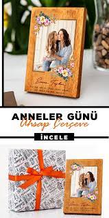 Anneye Hediye Fotograf Baskili Masif Cerceve Hediye Sepeti Cerceve Hediyeler Fotograf