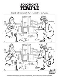 King solomon bible page to . 1 Kings 8 Solomon S Temple Spot The Differences Sharefaith Kids