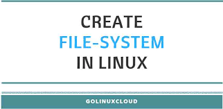 The filesystem component provides basic utilities for the filesystem. How To Create Filesystem On A Linux Partition Or Logical Volume