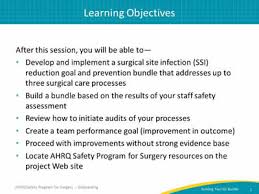 Building Your Ssi Prevention Bundle Slide Presentation