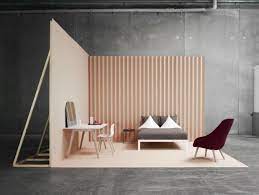 hay about a lounge showroom design furniture design booth design