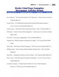 Example of news paper word template free download. Works Cited Page Examples Newspaper Articles Ksuweb