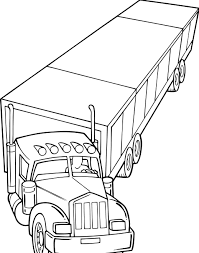 Semi trucks are always a favorite for both younger and older children. 18 Wheeler Coloring Pages Coloring Home