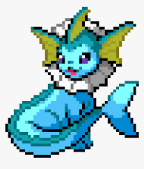 Proclaim your love for your favorite character or pokemon go team, or keep it simple with depictions of the famous pokeball. Pixel Art Pokemon Vaporeon Png Download Minecraft Pixel Art Vaporeon Transparent Png Transparent Png Image Pngitem