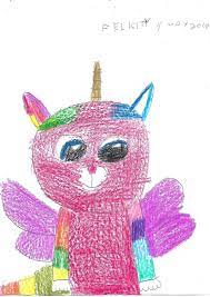 Pin En La Gata Unicornio Mariposa Arcoiris