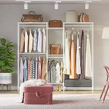 Wardrobes as extra closet space. Vipek 5 Tiers Wire Garment Rack Heavy Duty Clothes Rack For Hanging Clothes Wardrobe Rack Compact Large Metal Clothing Rack Freestanding Closet Storage Rack Max Load 595 35lbs V6 White Pricepulse