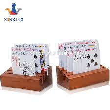 This diy card holder is a simple solution to make holding cards easier and it costs virtually nothing to make. Pine Wood Playing Card Holder Rack Organizer Stand Set Of 2 Buy Playing Card Racks Diy Wood Card Holder Stand Up Card Holder Product On Alibaba Com