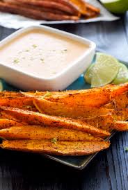 😉 just try it… trust me ~ it's so good! Chili Lime Sweet Potato Fries With Honey Chipotle Dipping Sauce Recipe Runner