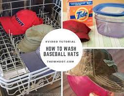 Learn How To Clean Baseball Hat Baking Soda Method We Also Show You How To Wash Them In A Dishw Washing Baseball Hats Washing Hats In Dishwasher Baseball Hats