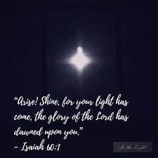 Light From Isaiah Light Of Scripture Light Of Christ Daily Scripture Scripture