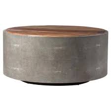 Also available as an oval coffee table. Dieter Rustic Modern Grey Faux Shagreen Wood Round Round Coffee Table 31 W 40 W Kathy Kuo Home