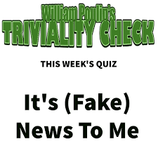 If you can answer 50 percent of these science trivia questions correctly, you may be a genius. Can You Answer The Fake News Quiz Http Www Trivialitycheck Com Pop Quiz Its Fake News To Me William Poulin S Triviality Check Is Pop Quiz Quiz Trivia Quiz