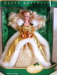 1994 Happy Holidays Barbie Pinned 10 4 2015 Holiday Barbie Dolls Happy Holidays Barbie Holiday Barbie Collection