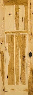 This Rustic Hickory Door Features Intense Color Variation Combined With Knots Mineral Streaks And Wo Doors Interior Solid Wood Front Entry Doors Rustic Doors