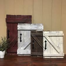 Mini Barn Door Wall Hanging Barn Door Decor Farmhouse Chic Modern Farmhouse Decor Mini Barn Door Farm Barn Door Decor Hanging Barn Doors Rustic Barn Door