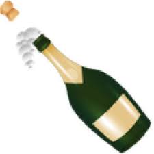 Pop The Champagne New Emoji Hipster Tumblr Trendy Meme Sticker By Vrai Chic Emoji Emoji Stickers Meme Stickers