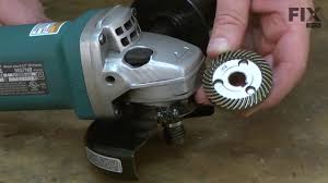 Makita Angle Grinder Repair How To Replace The Gear Youtube