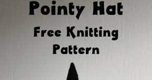 The actual simple hat knitting pattern. Knitting And So On Pointy Hat