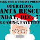 OPERATION: SANTA RESCUE! December's SIDEQUESTS! event in Fayetteville, AR