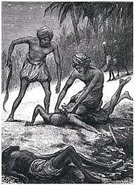 File:Thuggees typically strangled their ...