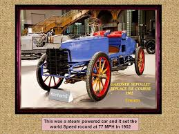 Image result for In 1769 the first steam-powered automobile capable of human transportation