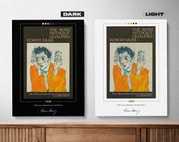 The Man Without Qualities Book Cover Poster