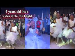 6years old Little Bride Stole the show and turned the wedding dance floor  around 👏🏾😳 - YouTube