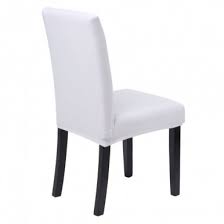 Replacement dining chair covers provide the perfect solution to dealing with the wear and tear your chairs regularly go through, including food spills and stains. Buy Home Dining Room Chair Stretch Slipcovers White Online In Pakistan Buyon Pk
