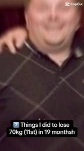 7️⃣Things I did to lose 70kg (11st) in 19 months. 1️⃣ Start