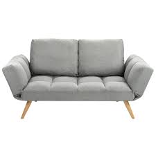 It comes in salt grey and sherbet blue with elegant and always modern piped edges. Temple Webster Grey Urban 2 Seater Upholstered Click Clack Sofa Bed Reviews