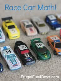 Race Car Math Counting And Number Recognition Activity For Preschoolers Frugal Fun For Boys And Girls Number Recognition Activities Preschool Activities Preschool Math