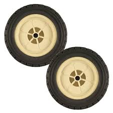 Genuine honda hr215 hxa lawn mower aluminum deck housing excellent! Set Of 2 Honda Oem 8 Mower Rear Wheel Tire 42810 Va3 J00 Pantano Power Equipment