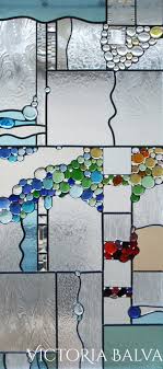 Putting modern stained glass in modern homes is also a good marriage of consistent styling. Modern Stained Leaded Glass Window Amber Victoria Balva