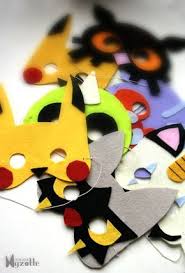 Masques De Carnaval Pokemon Pour Enfants A Faire Soi Meme Pokemon Pikachu Mask Fete D Anniversaire Pokemon Bricolage Pokemon Anniversaire Pokemon
