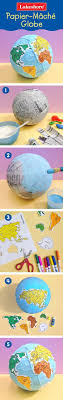 Paper Mache Globe Project With Printable Continent Outlines Template That You Can Color Yourself Avec Images Geographie Enfant Globe