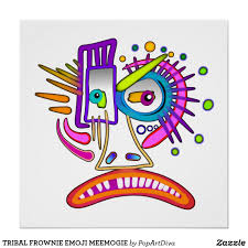 Create Your Own Glossy Poster Zazzle Com Acrylic Art Print Emoji Art Acrylic Prints
