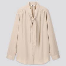 Check out our long sleeve blouse selection for the very best in unique or custom, handmade pieces from our blouses shops. Women Rayon Bow Tie Long Sleeve Blouse Uniqlo Us