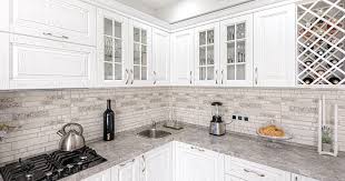 7.white and cream modern kitchen design with a corner sink. 10 Clever Corner Kitchen Sink Ideas To Save Space