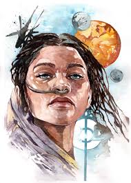 Hello folks ! Here is my latest characterfan art illustration of Chani  Kynes from Dune, hope you like it. more details