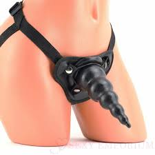 The Gaper 7 Inch Strap-on Dildo and Harness in Black - Fast Shipping – Sexy  Emporium