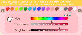 While you can't change your avatar's eye shape, you can change his or her hair color and style once you unlock the shampoodle hair salon. Bramble S Crossing A Custom Palette Color Guide To Matching All 16