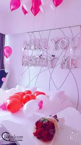 What do proposal bags say will you marry me? Will You Marry Me Hotel Room Babyloon Decoration Facebook