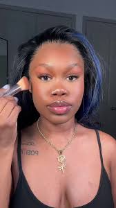 Black Girl Makeup Routine Transformation: From Stress to Glam