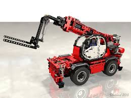 Lego Technic R Rc Motorized Telehandler Lego Technik Lego Kran