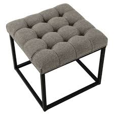 Here, you can find stylish ottomans that cost less than you thought possible. Eluxury Tufted Square Ottoman Grey Target