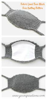 How to make a child's face mask. 8 Face Mask Free Knitting Pattern And Paid