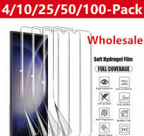 Wholesale Bulk Lot Hydrogel Screen Protector for Galaxy S25 Ultra S24 S23  S22